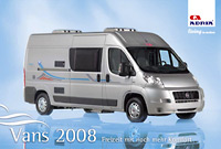 Prospekttitel Adria Vans 2008