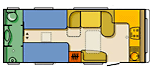 Grundriss Adora 613 HT